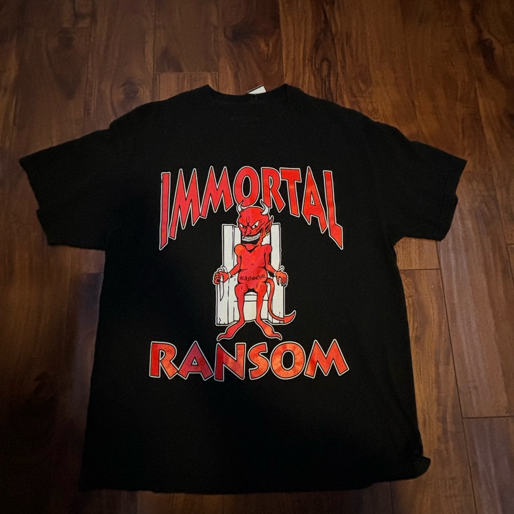 Black and red Ransom t-shirt XL